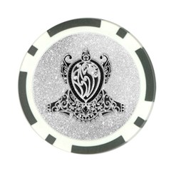 Diamond Bling Lion Poker Chip