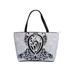 Diamond Bling Lion Large Shoulder Bag Front