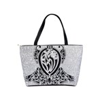 Diamond Bling Lion Large Shoulder Bag Back