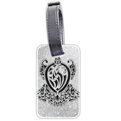 Diamond Bling Lion Twin-sided Luggage Tag by artattack4all