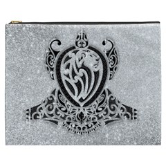 Diamond Bling Lion Cosmetic Bag (XXXL)