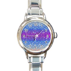 Rainbow Of Colors, Bling And Glitter Classic Elegant Ladies Watch (round)