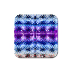 Rainbow Of Colors, Bling And Glitter 4 Pack Rubber Drinks Coaster (square) by artattack4all