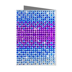 Rainbow Of Colors, Bling And Glitter 8 Pack Small Greeting Card