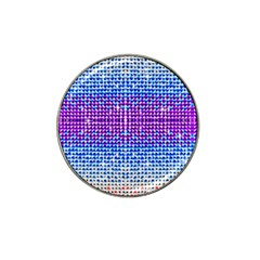 Rainbow Of Colors, Bling And Glitter Golf Ball Marker (for Hat Clip) by artattack4all