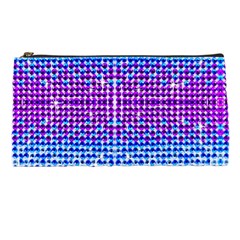 Rainbow Of Colors, Bling And Glitter Pencil Case by artattack4all