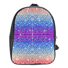 Rainbow Of Colors, Bling And Glitter Large School Backpack by artattack4all