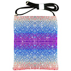 Rainbow Of Colors, Bling And Glitter Cross Shoulder Sling Bag by artattack4all