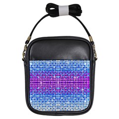 Rainbow Of Colors, Bling And Glitter Kids  Sling Bag by artattack4all