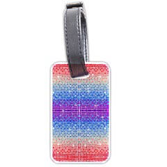 Rainbow Of Colors, Bling And Glitter Single-sided Luggage Tag by artattack4all