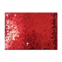 Sequin And Glitter Red Bling 100 Pack A4 Sticker