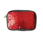 Sequin and Glitter Red Bling Ultra Compact Camera Case Front