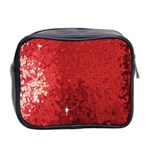 Sequin and Glitter Red Bling Twin-sided Cosmetic Case Back