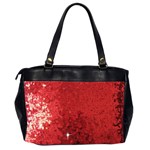 Sequin and Glitter Red Bling Twin-sided Oversized Handbag Back