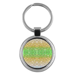 Diamond Cluster Color Bling Key Chain (round) by artattack4all