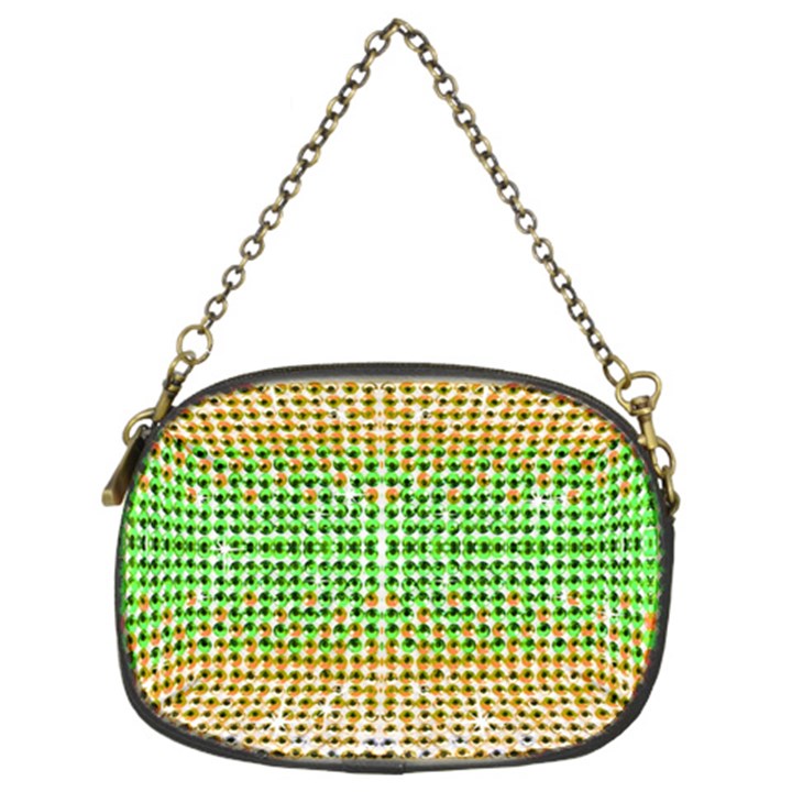 Diamond Cluster Color Bling Twin-sided Evening Purse