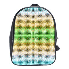 Diamond Cluster Color Bling Large School Backpack by artattack4all