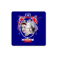 Queen Elizabeth 2012 Jubilee Year Large Sticker Magnet (square) by artattack4all