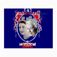 Queen Elizabeth 2012 Jubilee Year Twin-sided Glasses Cleaning Cloth by artattack4all