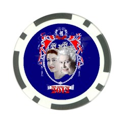 Queen Elizabeth 2012 Jubilee Year Poker Chip by artattack4all