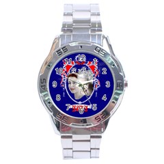 Queen Elizabeth 2012 Jubilee Year Stainless Steel Analogue Watch (round)