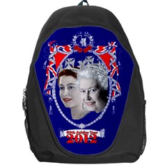 Queen Elizabeth 2012 Jubilee Year Backpack Bag by artattack4all