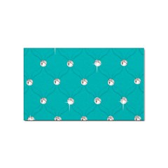 Turquoise Diamond Bling 10 Pack Sticker (rectangle)