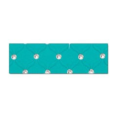 Turquoise Diamond Bling 10 Pack Bumper Sticker by artattack4all