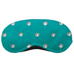 Turquoise Diamond Bling Sleep Eye Mask