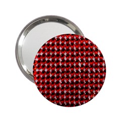 Deep Red Sparkle Bling Handbag Mirror