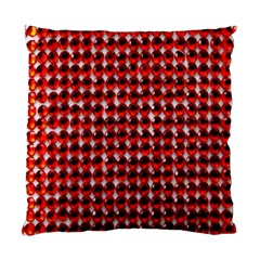 Deep Red Sparkle Bling Single-sided Cushion Case by artattack4all