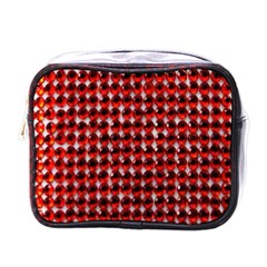 Deep Red Sparkle Bling Single-sided Cosmetic Case by artattack4all