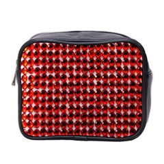 Deep Red Sparkle Bling Twin-sided Cosmetic Case by artattack4all