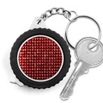 Deep Red Sparkle Bling Measuring Tape Front