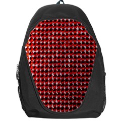 Deep Red Sparkle Bling Backpack Bag by artattack4all