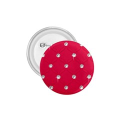 Red Diamond Bling  Small Button (round)