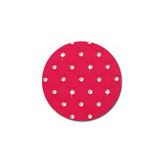 Red Diamond Bling  4 Pack Golf Ball Marker by artattack4all