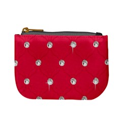 Red Diamond Bling  Coin Change Purse