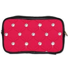 Red Diamond Bling  Twin-sided Personal Care Bag by artattack4all