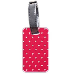 Red Diamond Bling  Twin-sided Luggage Tag