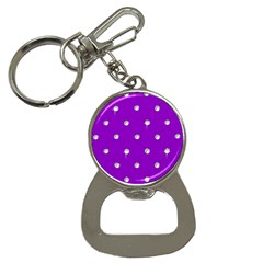 Royal Purple Sparkle Bling Key Chain With Bottle Opener by artattack4all