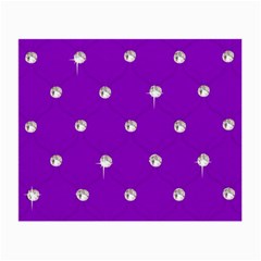 Royal Purple Sparkle Bling Twin-sided Glasses Cleaning Cloth by artattack4all