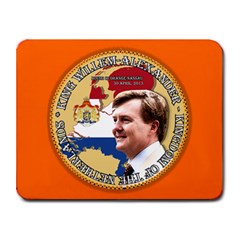 King Willem-alexander Small Mouse Pad (rectangle) by artattack4all