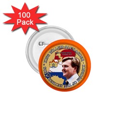 King Willem-alexander 100 Pack Small Button (round) by artattack4all