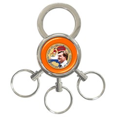 King Willem-alexander 3-ring Key Chain by artattack4all