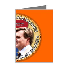 King Willem-alexander Small Greeting Card