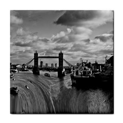 River Thames Waterfall Ceramic Tile by Londonimages