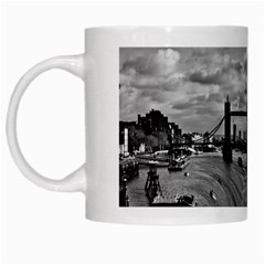 River Thames Waterfall White Coffee Mug