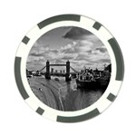 River Thames Waterfall Poker Chip Front