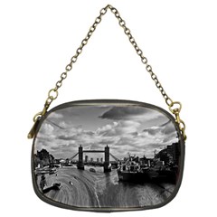 River Thames Waterfall Twin-sided Evening Purse